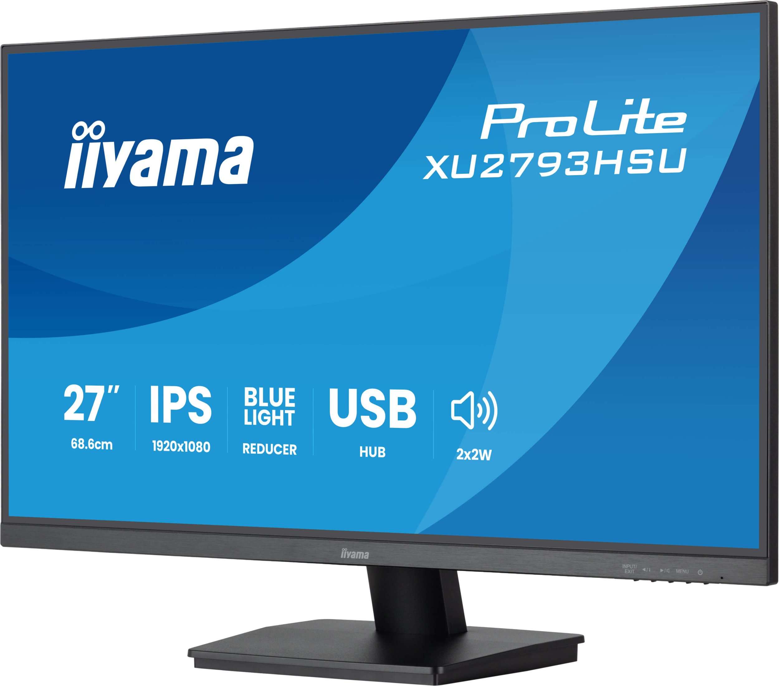 Monitor kompjuteri Iiyama ProLite XU2793HSU-B7, 27", Full HD, i zi