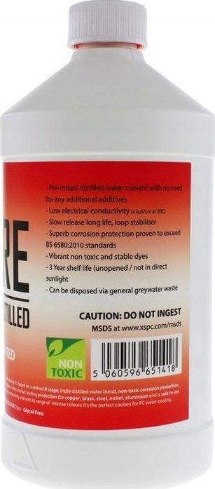 Lëng ftohës PC XSPC PURE Premix, 1L, UV i kuq