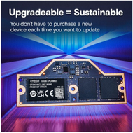 Memorie RAM Crucial CT32G75C2LP5X, 32GB LPCAMM2, LPDDR5X 7500 MT/s