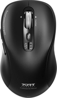 Maus portativ Port Designs 900707C, wireless Bluetooth, 3200 DPI, i zi