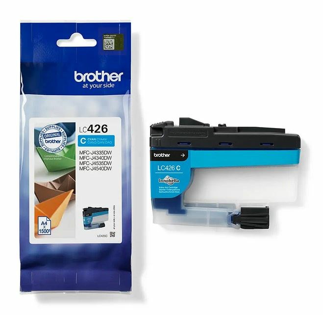 Мастило за принтер Brother LC426C, 1500 страници, цијан