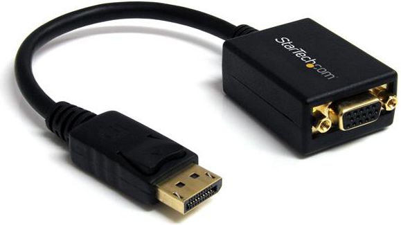Adapter DisplayPort në VGA StarTech.com DP2VGA, aktiv, 1080p, i zi