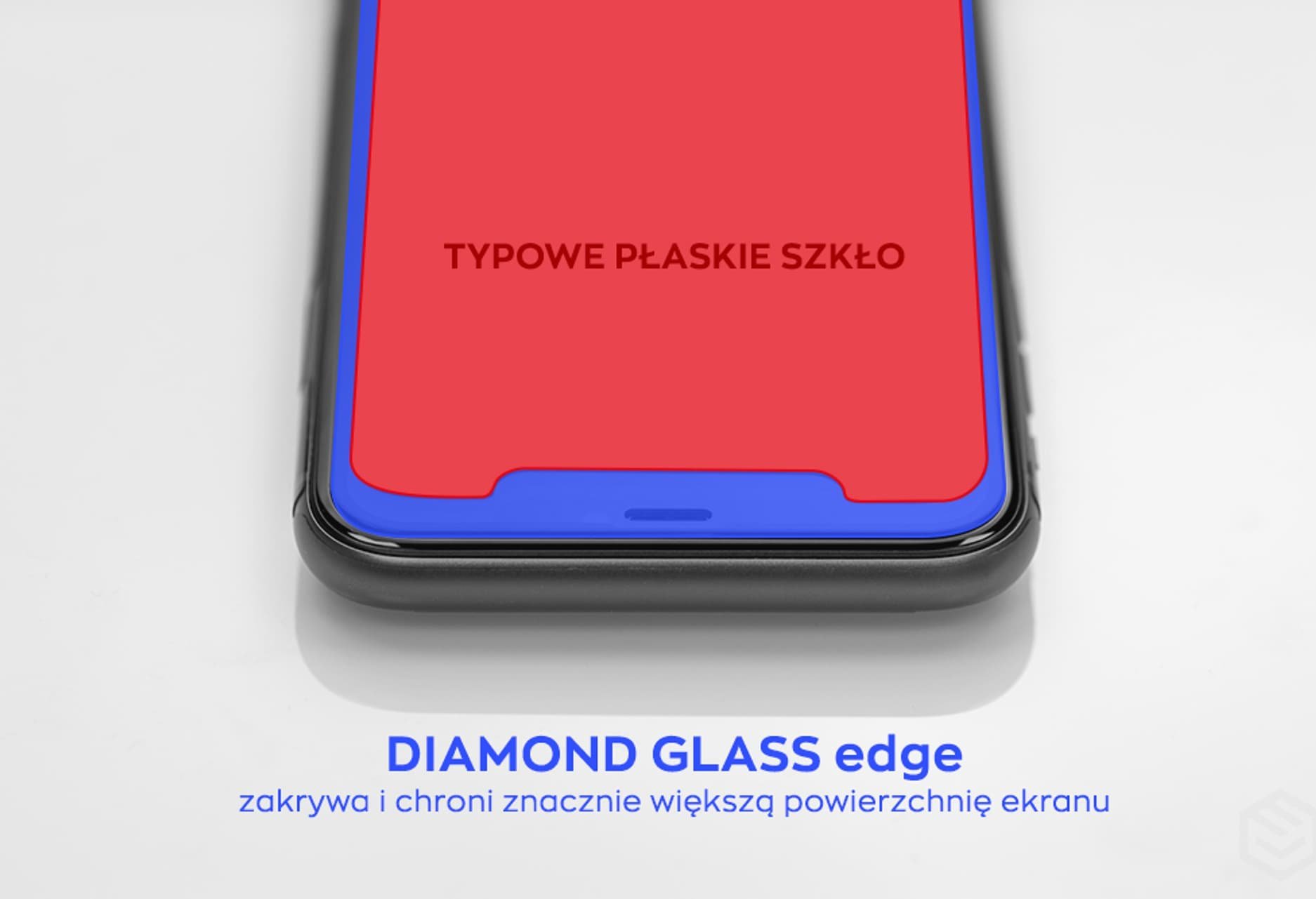 Mburojë ekrani DIAMOND GLASS për Xiaomi Poco X6 X6 Pro, Full Glue, 9H, e zezë