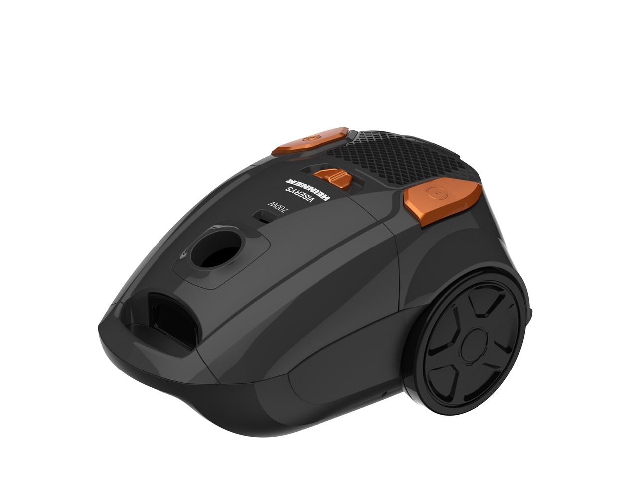 Fshesë me korent pa qese Heinner, 700W, filtri HEPA 12, gri