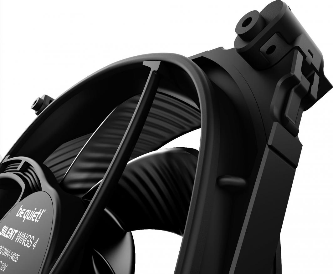 Ftohës be quiet! Silent Wings 4 PWM, 140 mm, i zi