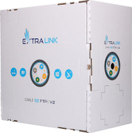 Kabllo instalimi ExtraLink (EX.8710), CAT.5E, 305 m, e zezë