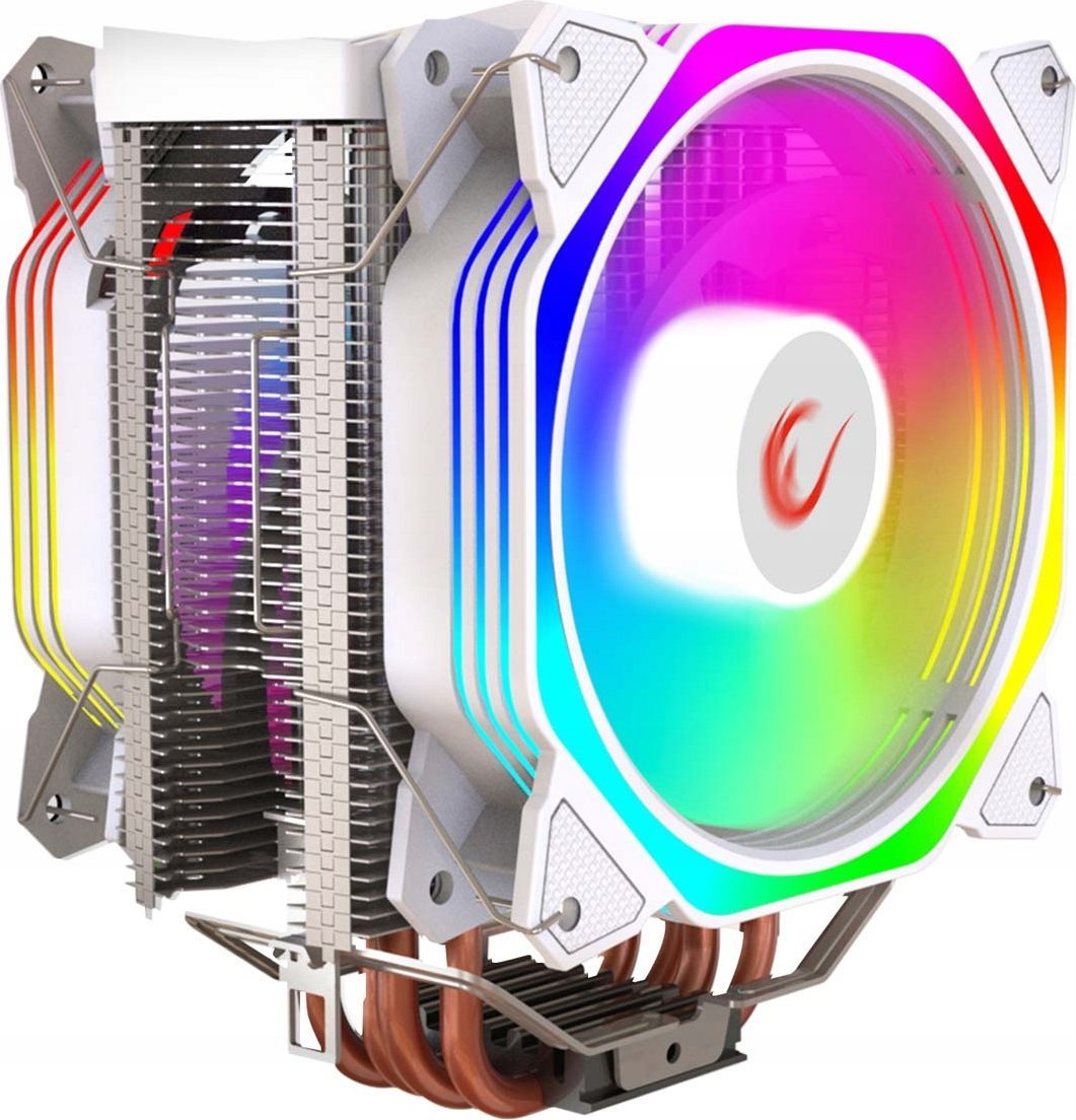Ftohës CPU Rampage OCTAGON C60 ARGB, 2x 120mm, Intel AMD, i bardhë