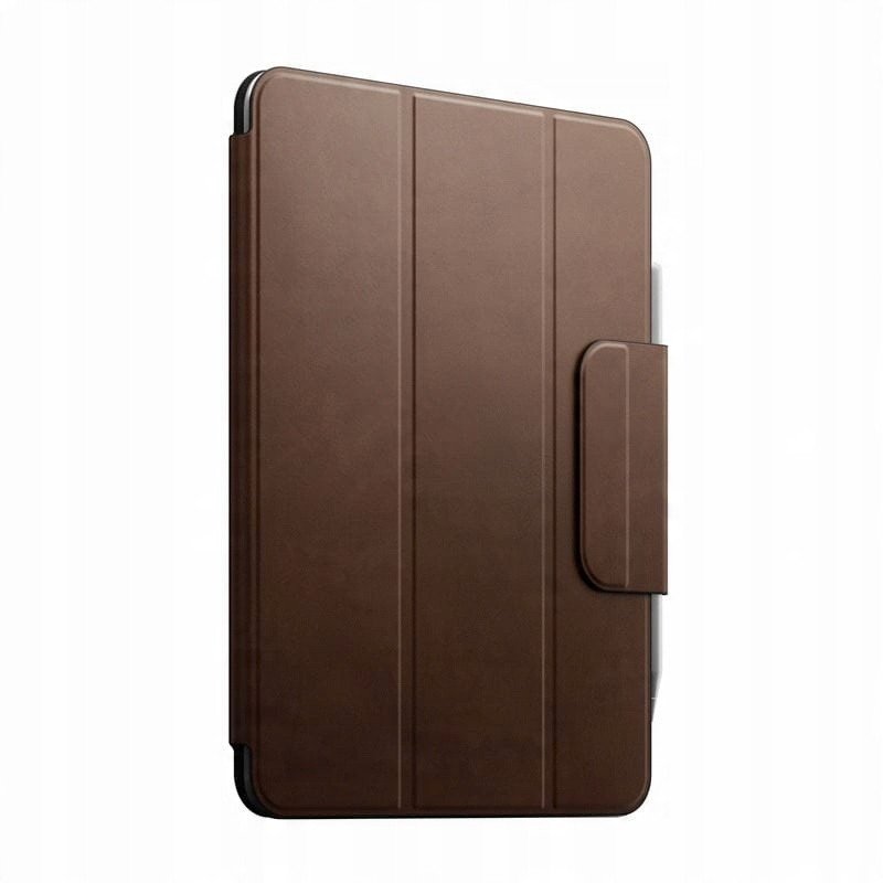 Këllëf Nomad Leather Folio për Apple iPad Pro 11" M4, lëkurë, kafe