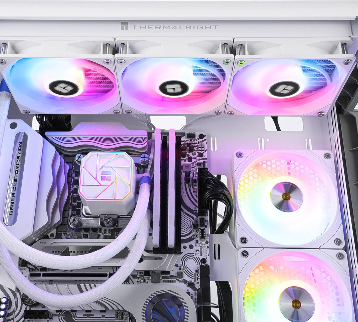 Ftohës uji CPU Thermalright Aqua Elite 360 ARGB V3, 360mm, 3x 120mm PWM, i bardhë