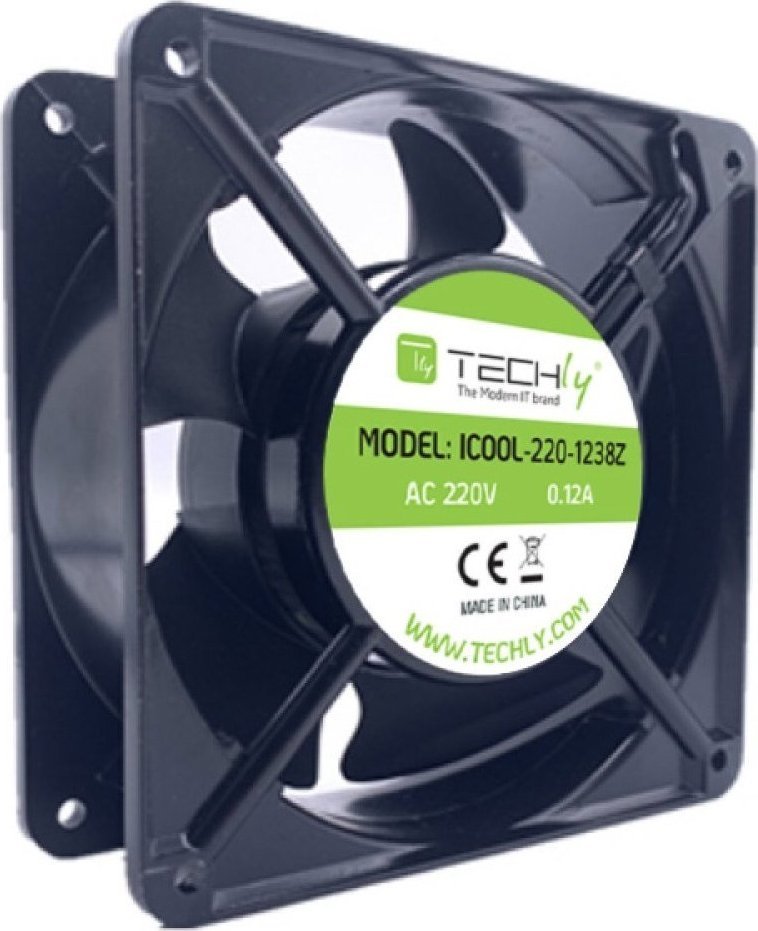 Ventilator PC Techly Fan for PC 120x120x38, 120mm, 220V, i zi 3