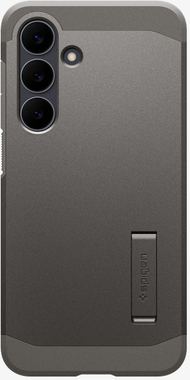 Kuti mbrojtëse Spigen Tough Armor MagSafe, Samsung Galaxy S25 FE, rezistente ndaj goditjeve, gunmetal beige