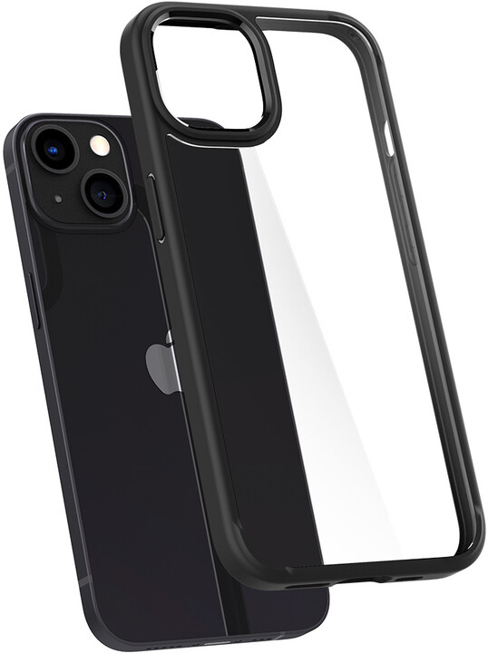 Mbrojtëse Spigen Ultra Hybrid për Apple iPhone 13, e zezë