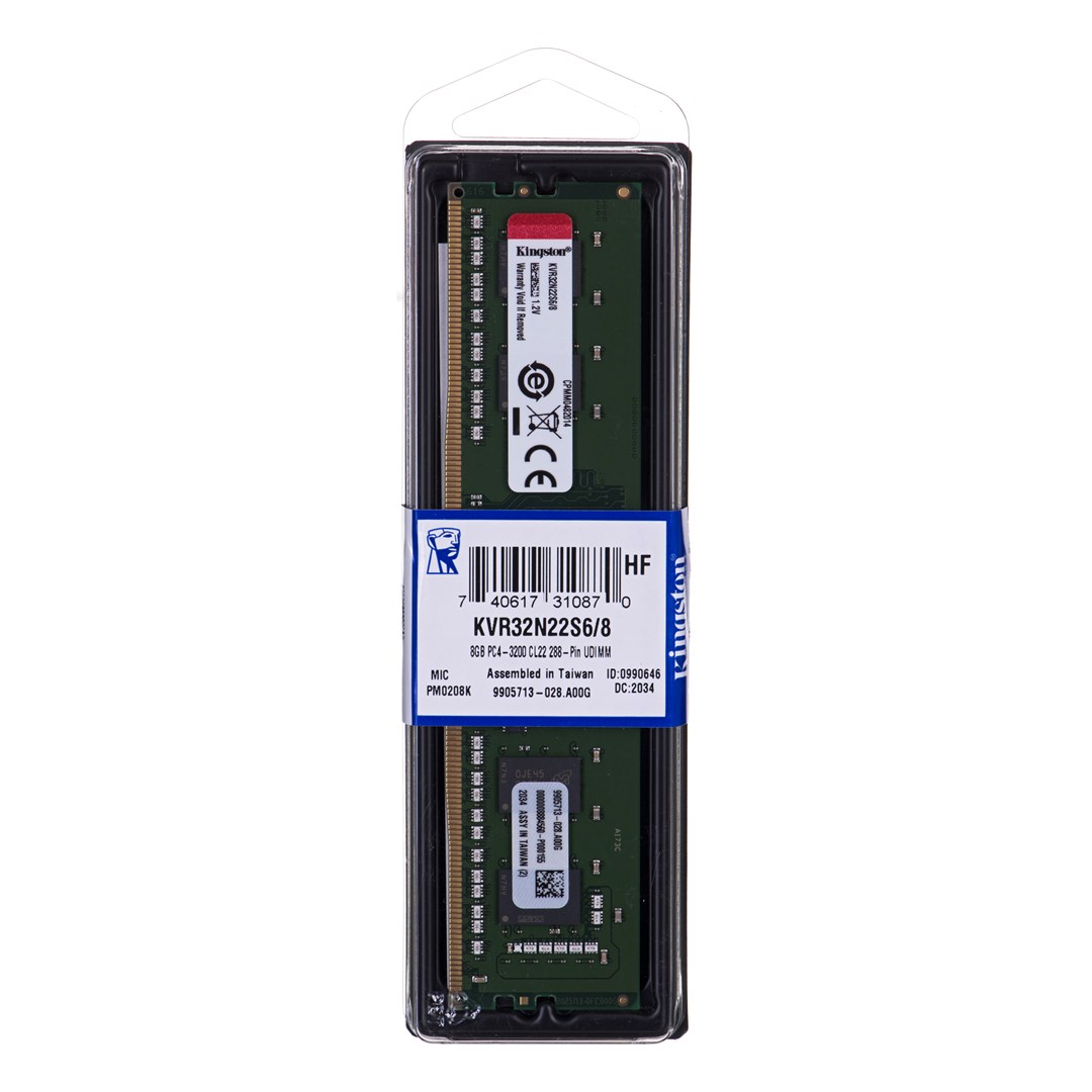 Memorie RAM Kingston KVR32N22S6/8 8 GB (1 x 8 GB) DDR4 3200 MHz