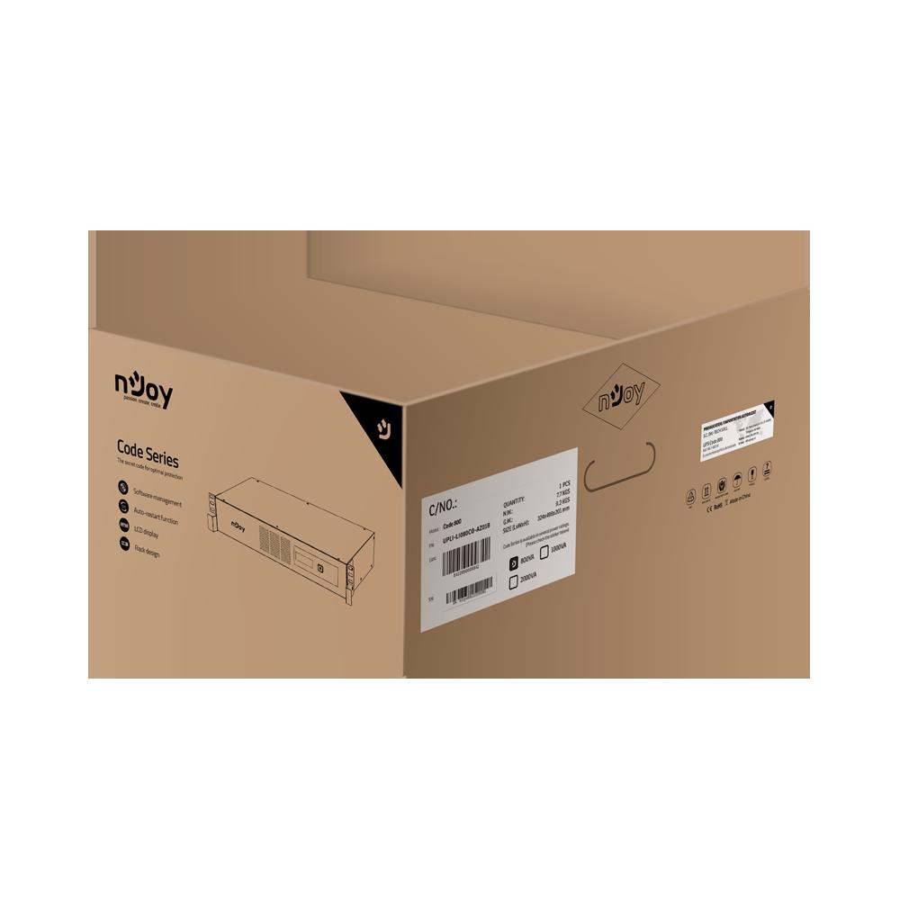 UPS Njoy Code 800, 800VA 480W, line interactive, i zi