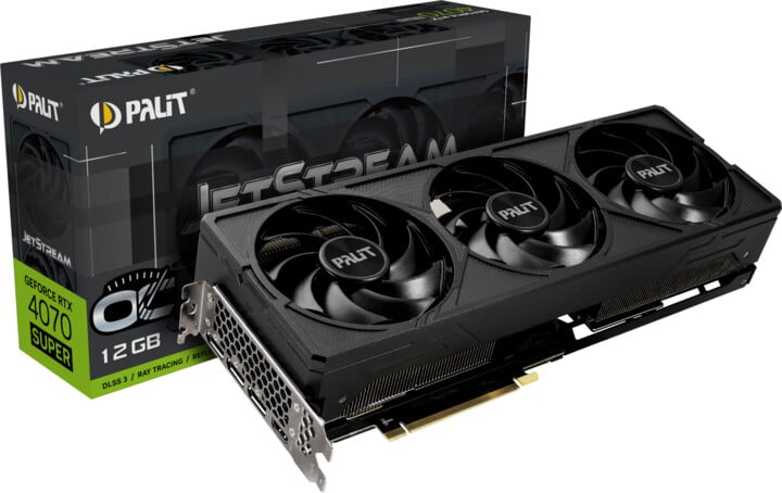 Kartelë grafike PALiT GeForce RTX 4070 Super JetStream OC, 12GB GDDR6X