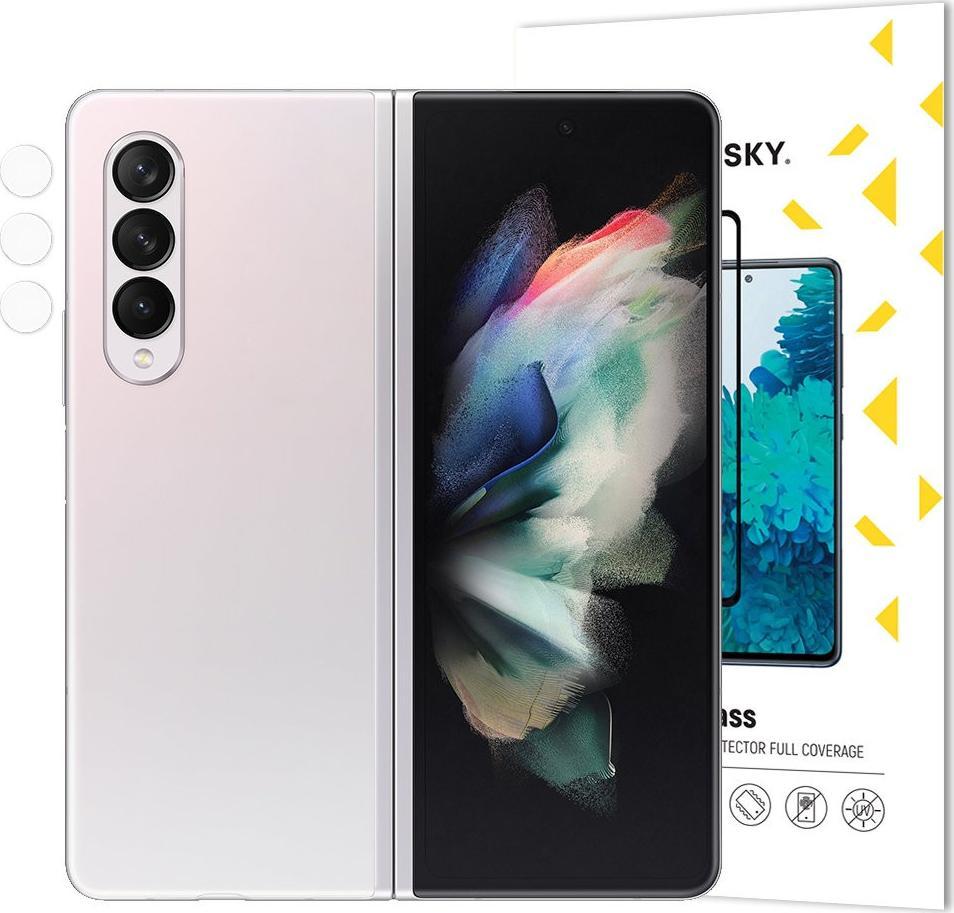 Qelq mbrojtës kamere Wozinsky Full Camera Glass për Samsung Galaxy Z Fold 3, 9H, i tejdukshëm