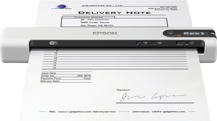 Skaner Epson WorkForce DS-80W, i bardhë