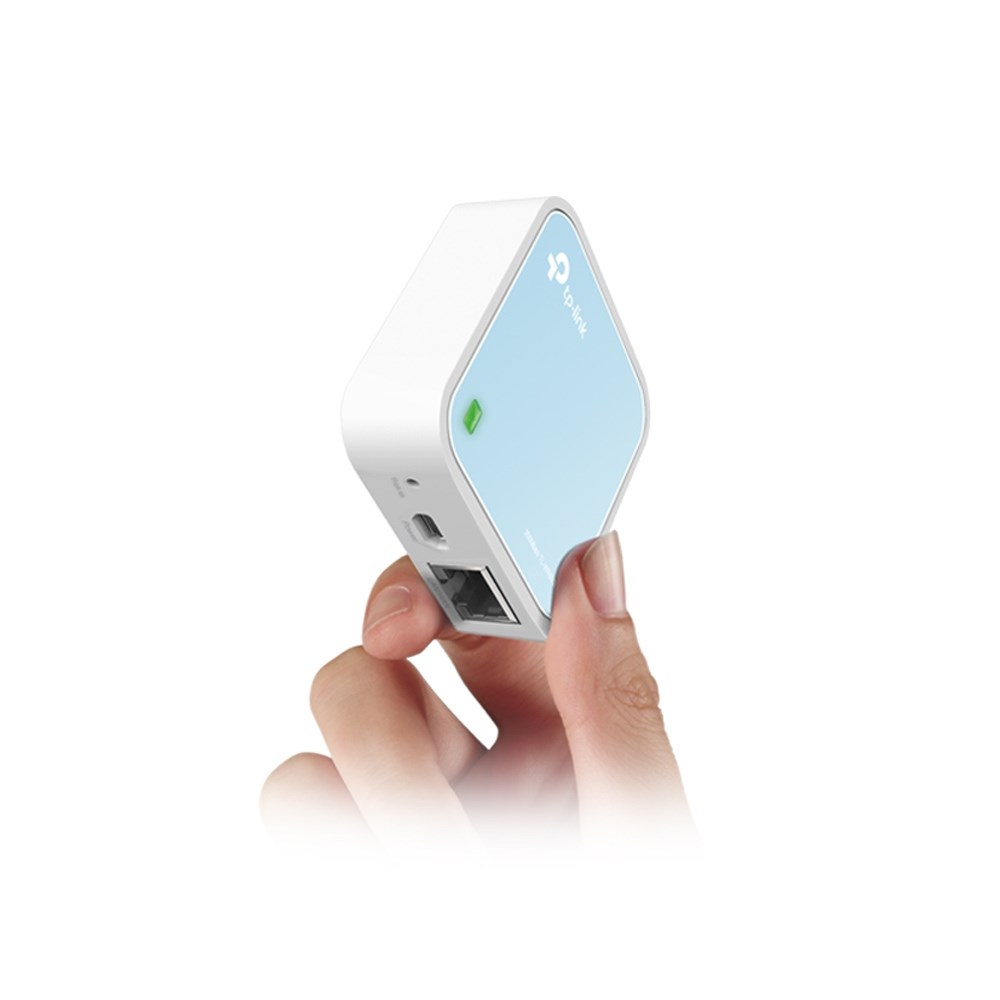 Router nano wireless TP-Link TL-WR802N, N300, 2.4GHz, i bardhë