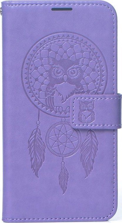 Kabull telefon Forcell MEZZO Book për Samsung A13 4G, model dreamcatcher, vjollcë