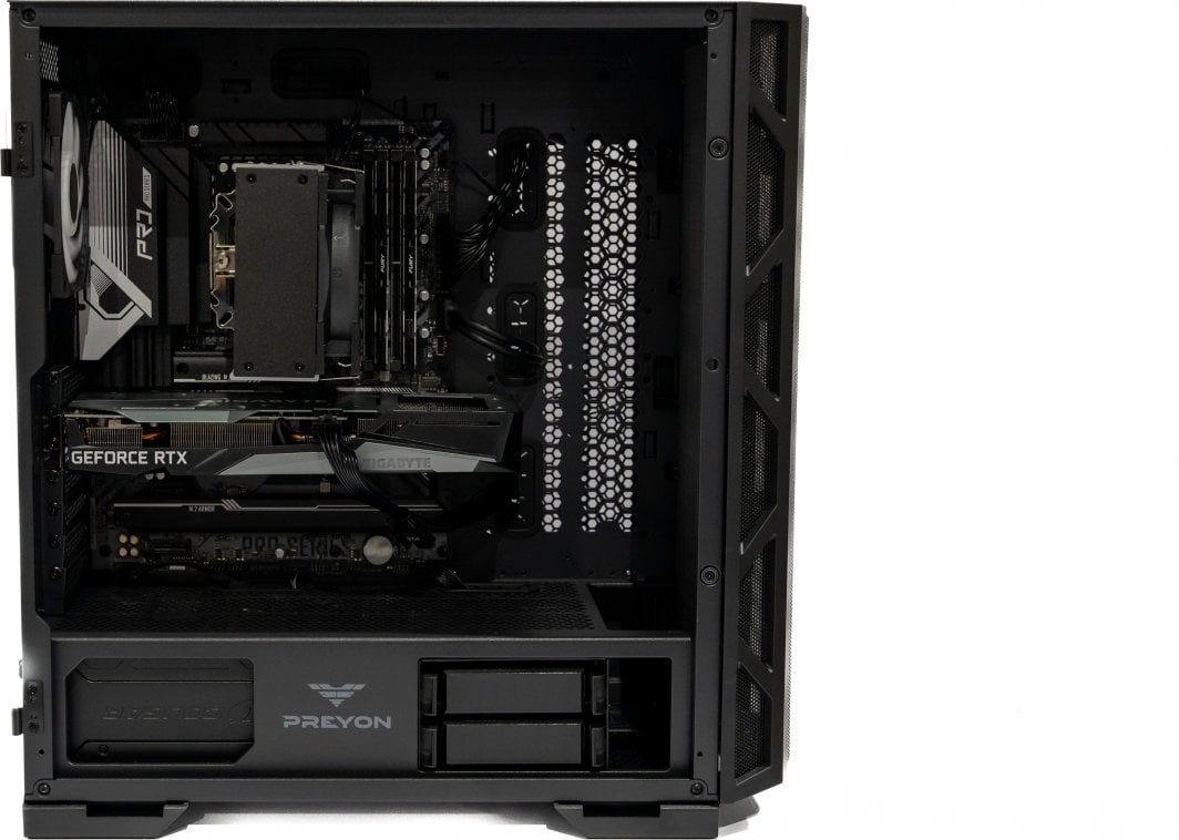 Kompjuter PREYON Nest PRO 800, Intel Core i5-14400F, 32GB RAM, 512 GB M.2 PCIe, RTX 4060, Windows 11 Pro, i zi