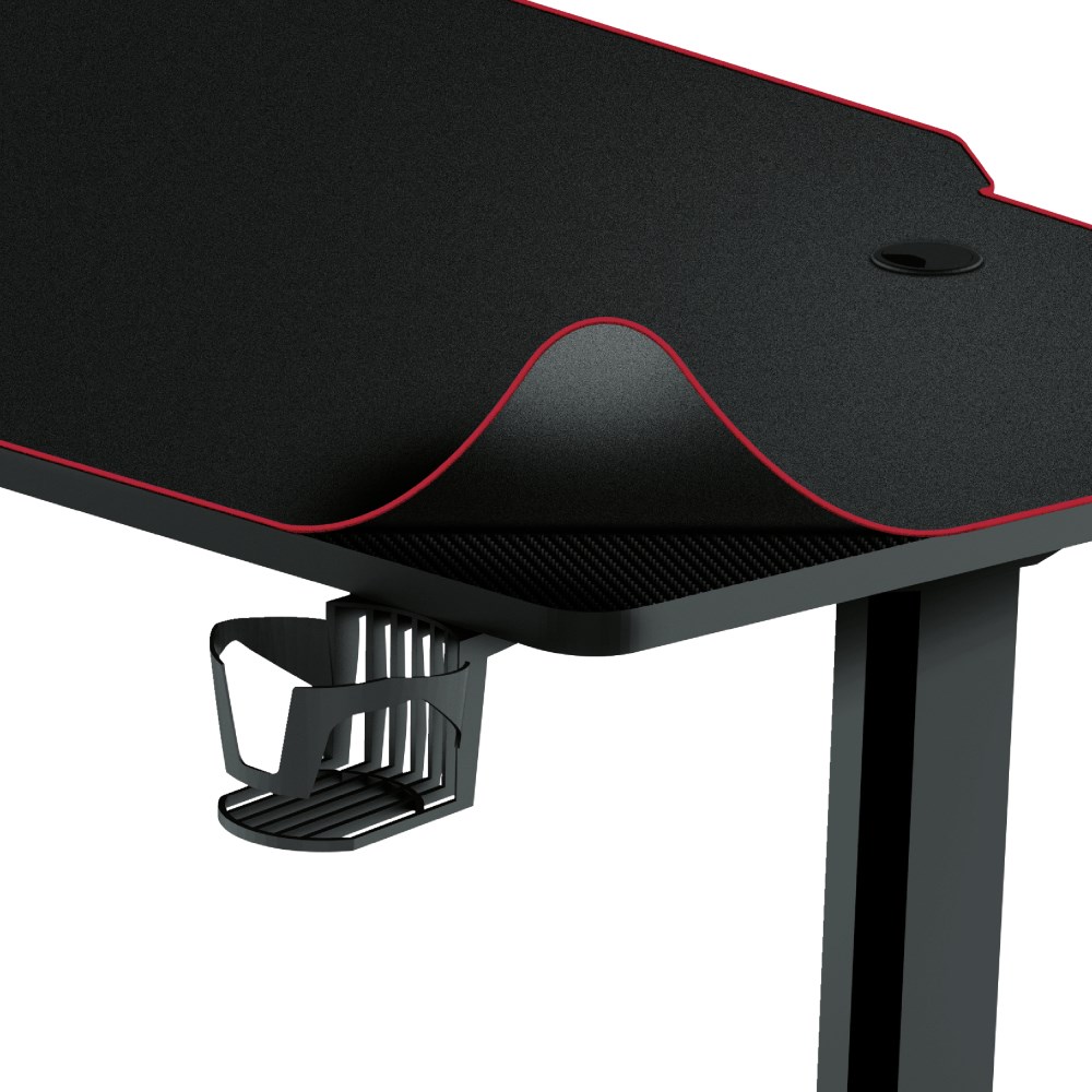 Tavolinë lojërash Trust GXT 1175 Imperius XL, 140x66cm, e zezë
