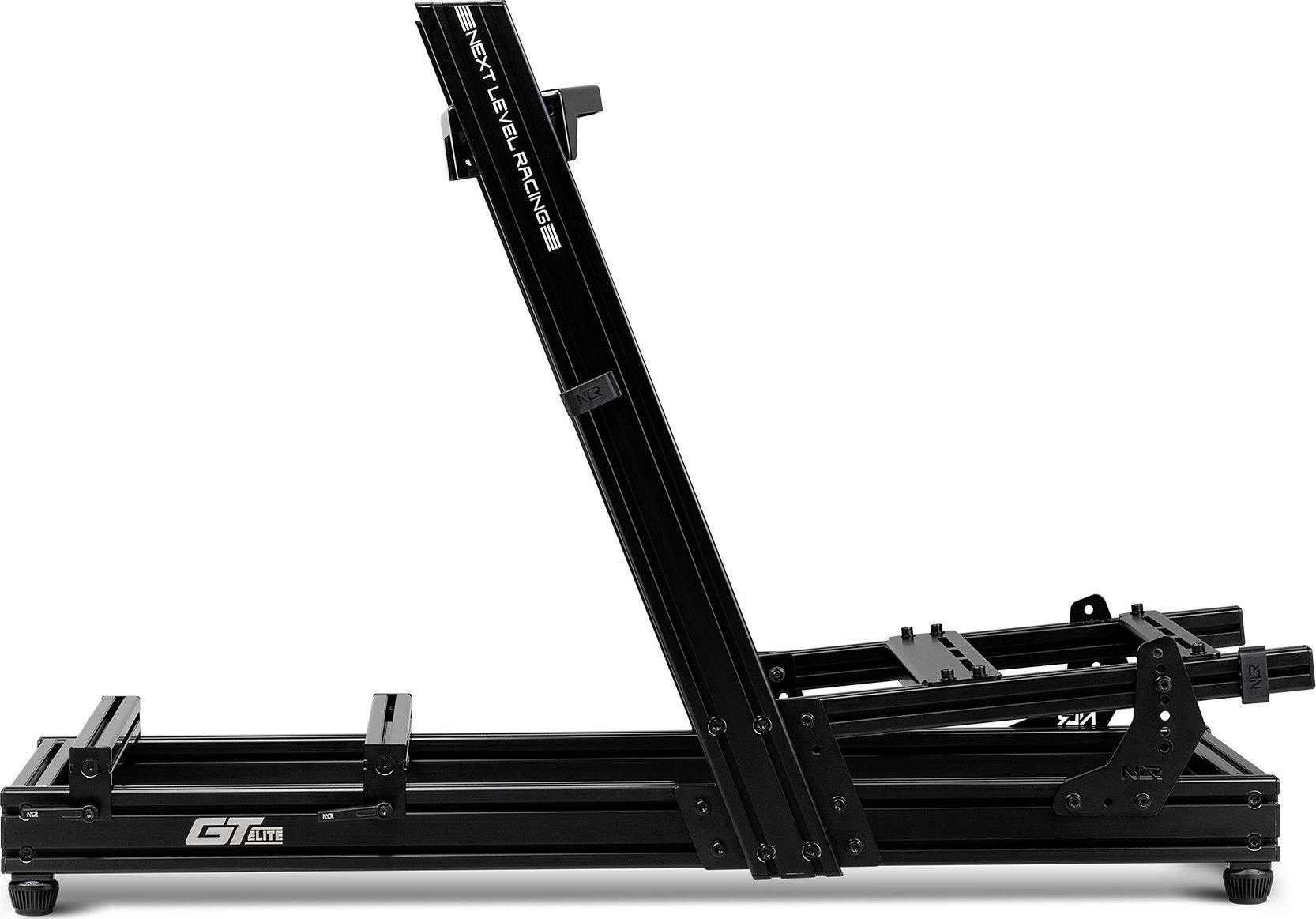 Kokpit garash Next Level Racing GT Elite LITE Wheel Plate Edition, strukturë alumini, i zi