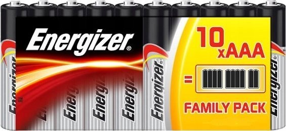 Bateri alkaline Energizer E300171800 AAA, paketim 10 copë