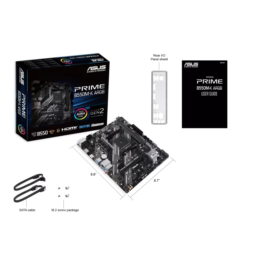 Pllakë amë ASUS PRIME B550M-K ARGB