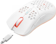 Maus gaming MS NEMESIS M700 RF, wireless, 8000 DPI, RGB, i bardhë