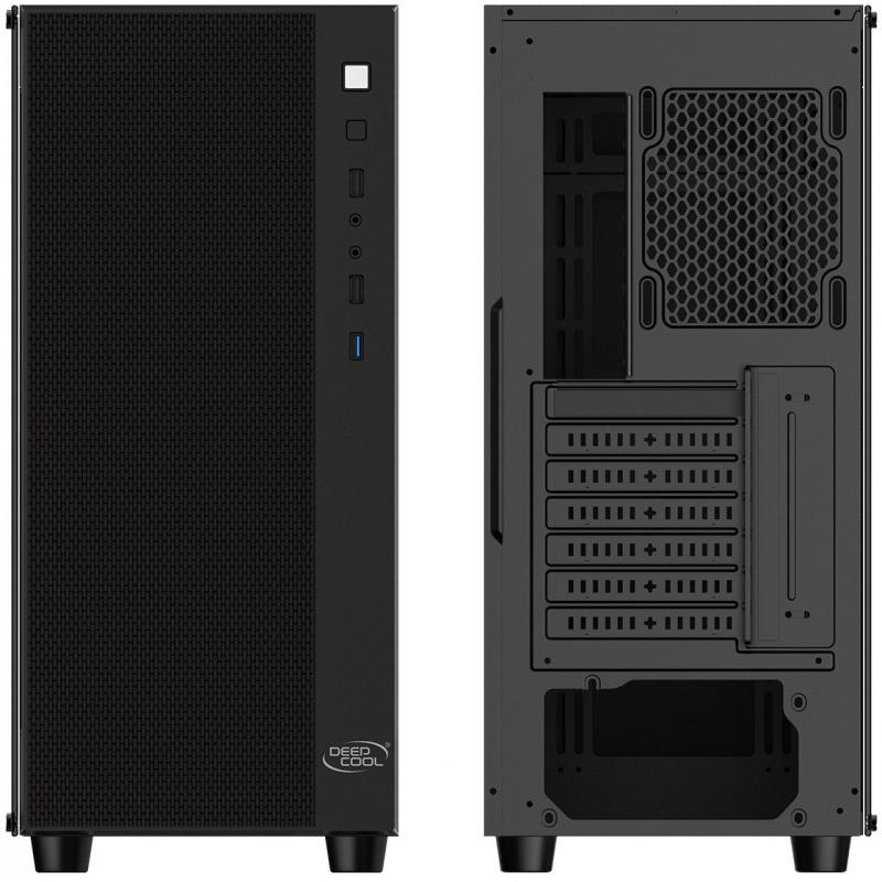 Kabinet kompjuteri DeepCool MATREXX 55 Mesh, Mid Tower, xham i temperuar, i zi