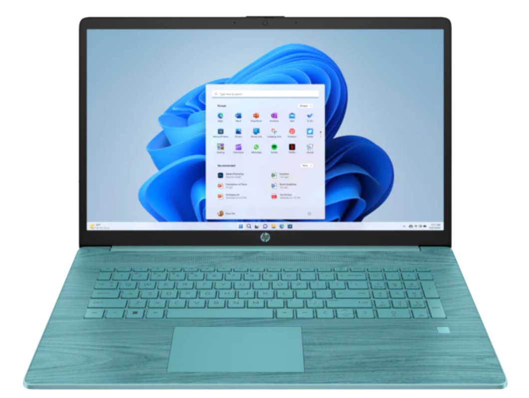 Laptop HP 17-cn0615ds, 17.3", Intel Celeron N4120, 8GB RAM, 256GB SSD, mentë