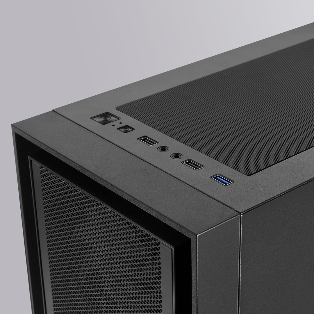 Kutia PC Mars Gaming MC-PMAX, MIDI Tower, 4x 120mm, e zezë