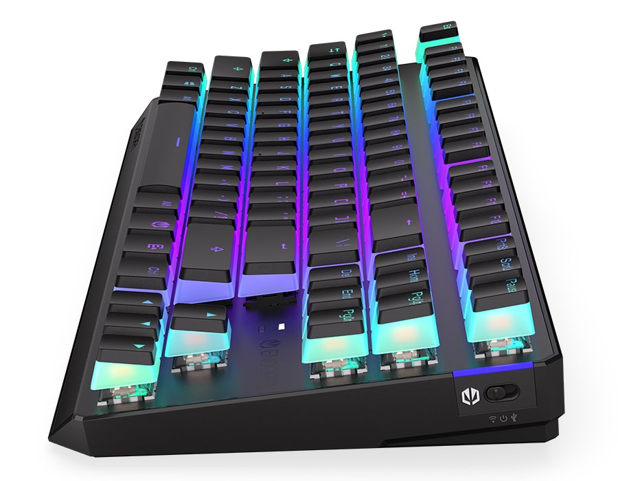 Tastierë Endorfy Thock Wireless Pudding, Kailh Red, e zezë, US