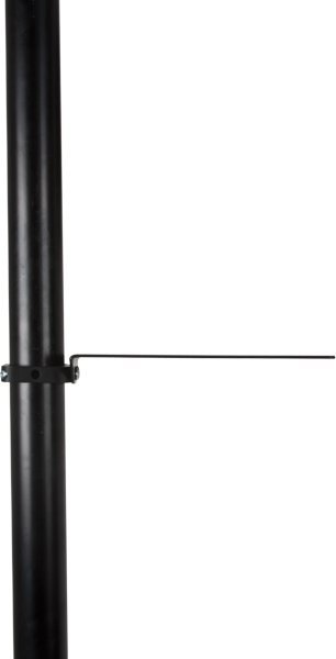 Raft aksesorësh AV B-Tech BT7863, 235 x 120mm, çelik, i zi