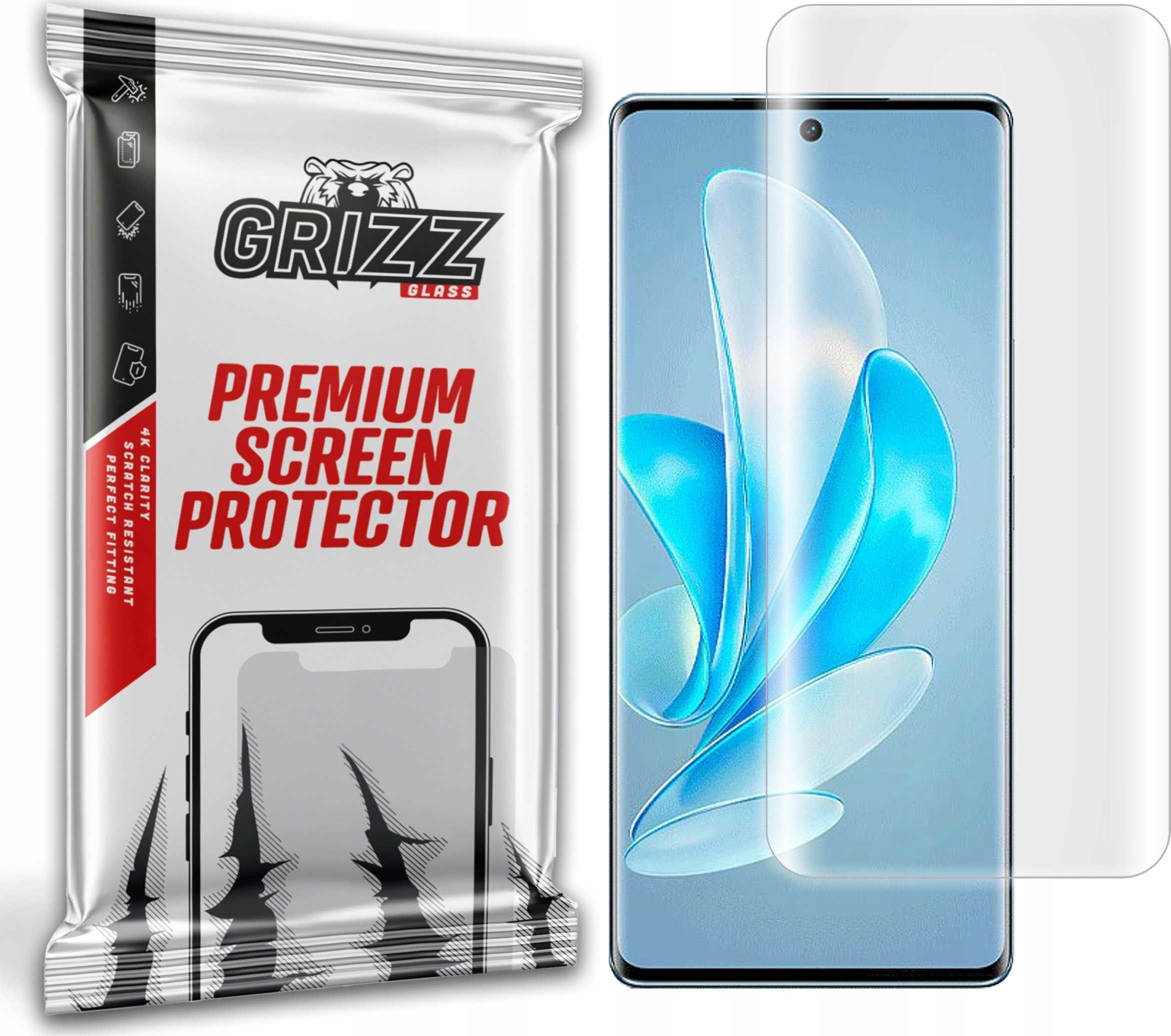 Folie ekrani Grizz Hydrogel për Vivo S17 Pro, transparente