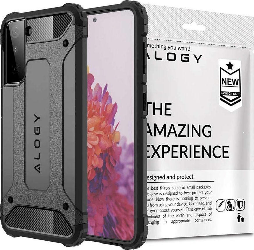 Mbrojtëse Alogy Hard Armor për Samsung Galaxy S21 Plus, e hirtë