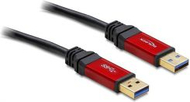 Kabllo DeLock USB A - USB A (82745), 2m, e zezë