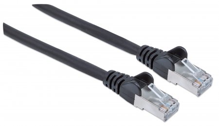Kabllo rrjeti Intellinet Patch Cord Cat6A, SFTP LSZH, 0.5m, e zezë