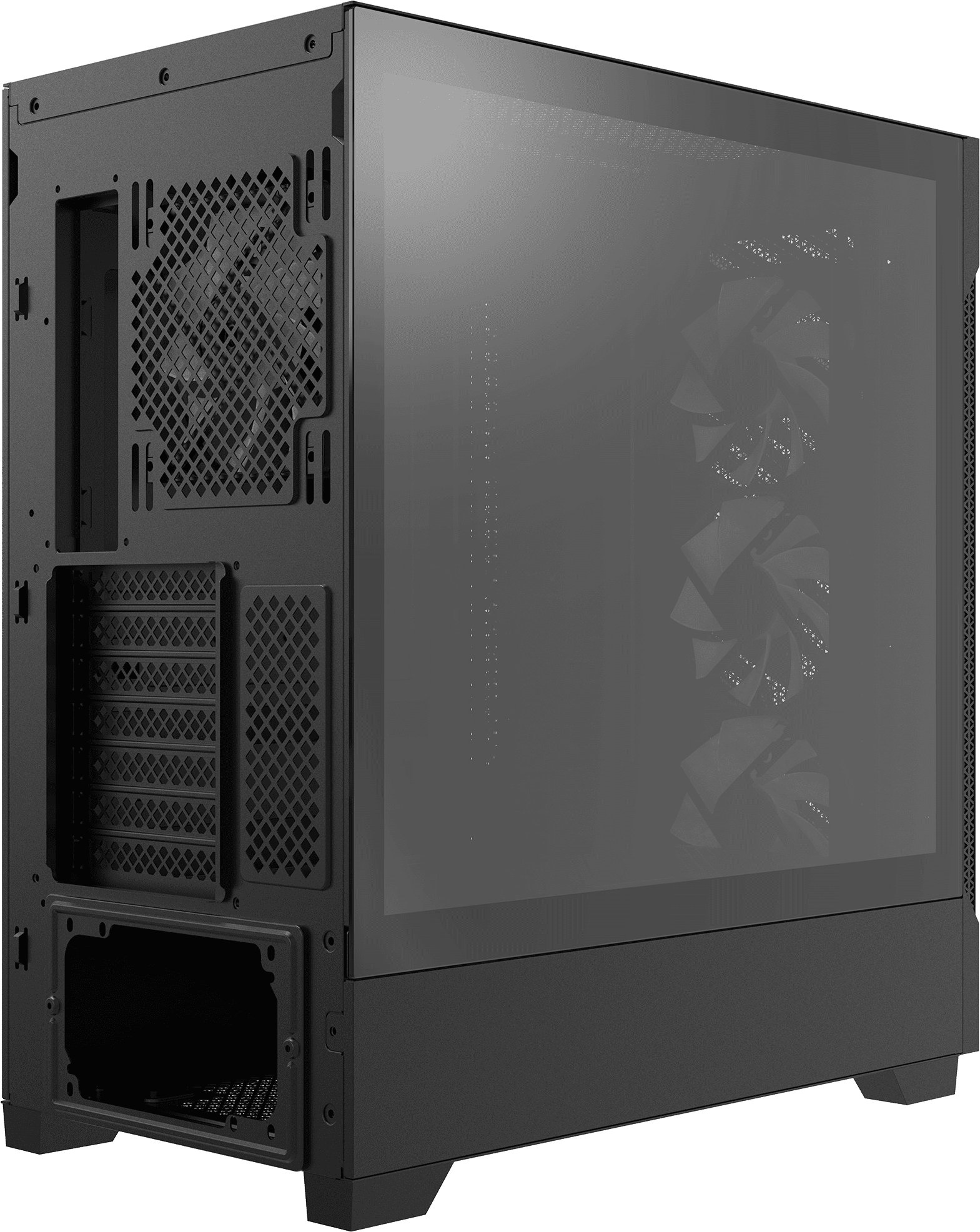 Kuti kompjuteri XPG Starker Air BTF, MIDI Tower ATX, xham anësor, e zezë