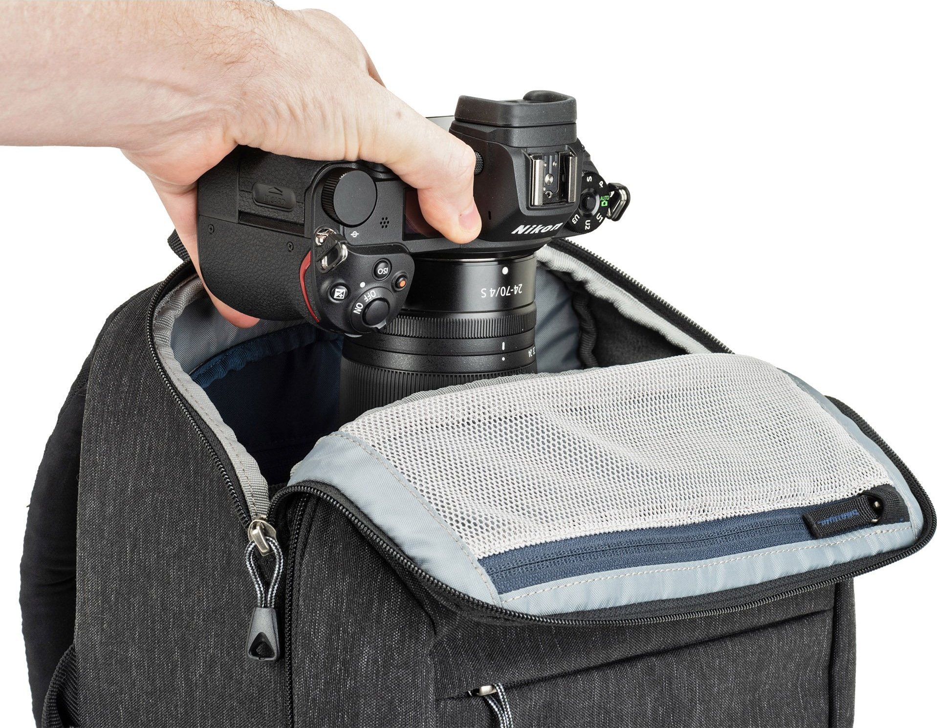 Çantë shpine fotografike Think Tank Photo BackStory 13, për laptop 13", për tablet 10", e zezë