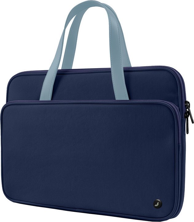 Çantë laptopi JCPAL Cartella Milan, 13-14", rezistente ndaj ujit, blu e errët