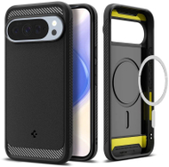 Mbështjellës telefoni Spigen Rugged Armor MagSafe, për Google Pixel 10 Pro XL, i zi mat