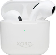 Kufje wireless Xoro KHB 30, TWS in ear, Bluetooth, të bardha