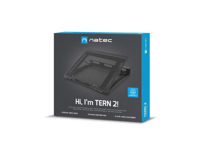 Mbajtëse laptopi NATEC NPL-2271, deri 17.3", e zezë