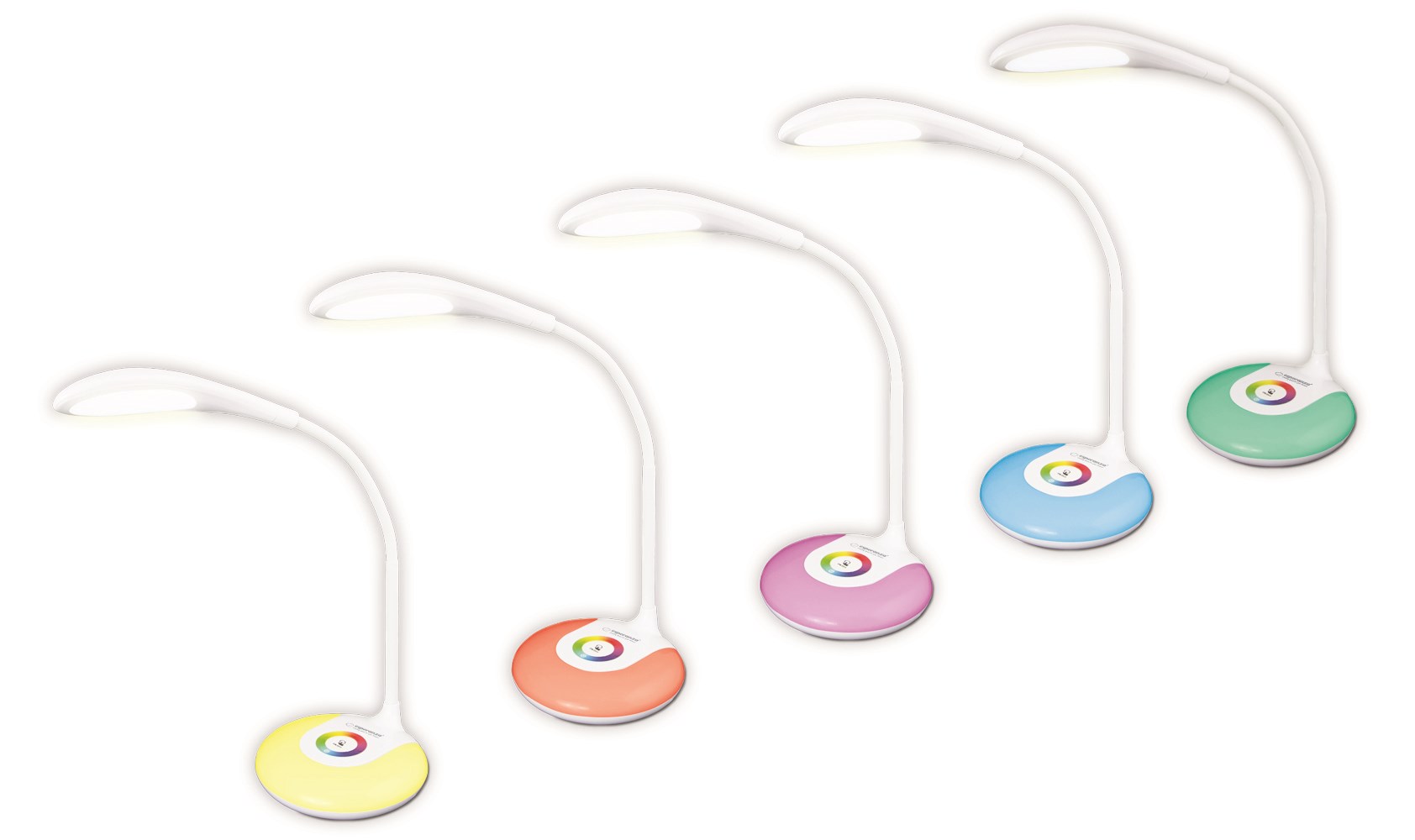 Lampë tavoline Esperanza ELD102, LED, RGB, e bardhë