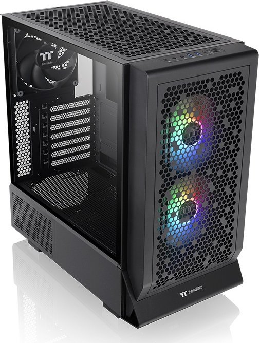 Kasë Thermaltake Ceres 330 TG ARGB, e zezë, Midi Tower