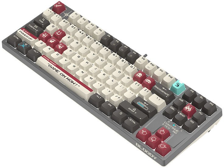 Tastierë Bloody Pixel Battle S87, mekanike, RGB, me kabllo
