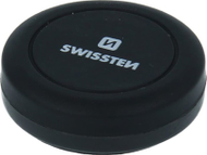 Mbajtëse magnetike për veturë Swissten S-Grip Dashboard M10, metal, me ngjitës, e zezë