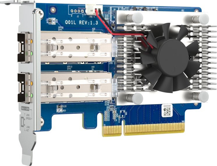 Kartë rrjeti QNAP QXG-10G2SF-NXE, 2 porta 10GbE SFP+, PCIe
