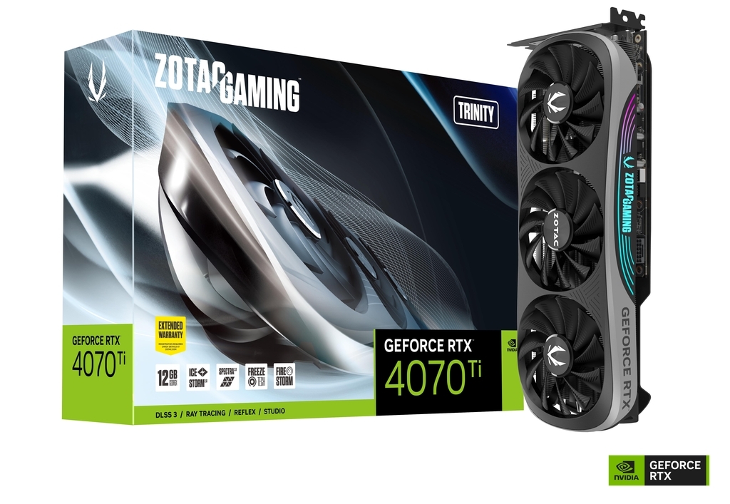 Kartelë grafike Zotac Gaming GeForce RTX 4070 Ti TRINITY, 12GB GDDR6X